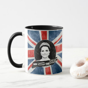 God Save The Queen - Kate Middleton Mug