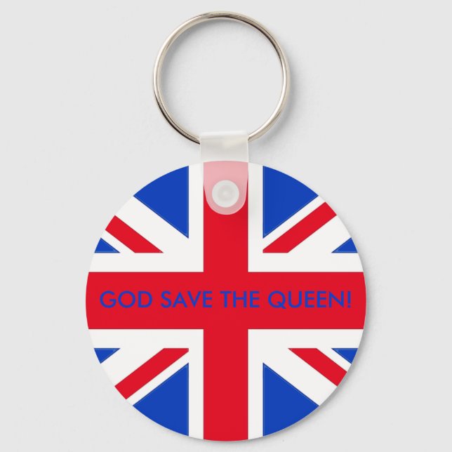 GOD SAVE THE QUEEN! KEY RING (Front)
