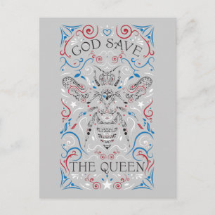 god save the queen postcard