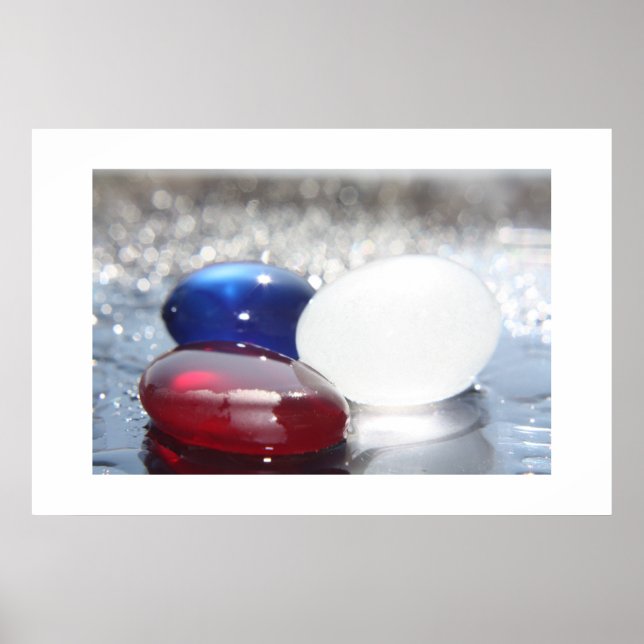 God Save The Queen sea Glass Poster (Front)