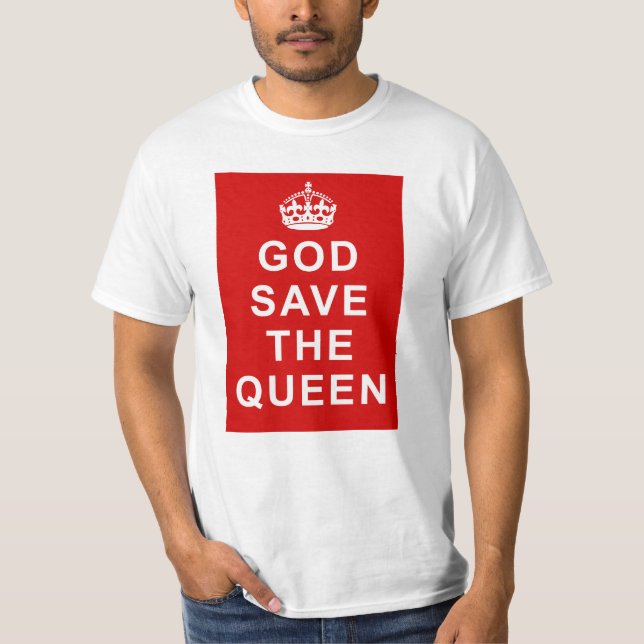 God Save the Queen Tshirts, Bags, Gifts T-Shirt (Front)