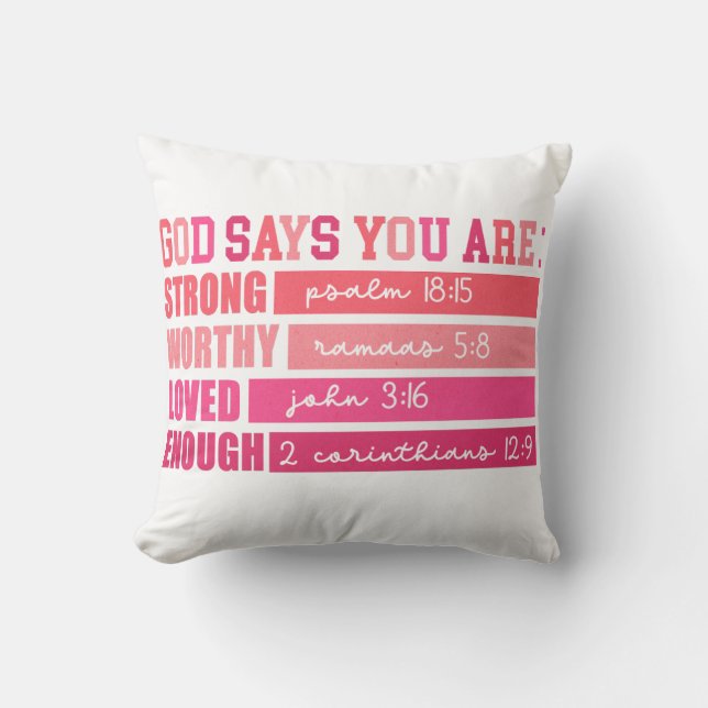 God Says  Cushion (Front)