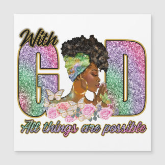 God says I am christian woman melanin sista