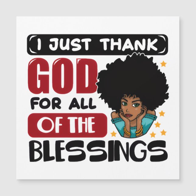 God says I am christian woman melanin sista (Front)