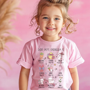 God Says I Am Personalised Easter T-Shirt
