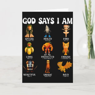 God Says I Am Quirky Italian Brainrot Scripture De Card