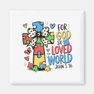 God Says You Are Bible Verses Christian Autism Awa Magnet