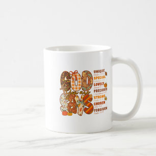 God Says You Are Fall Vibes Autumn Religious Chris Coffee Mug