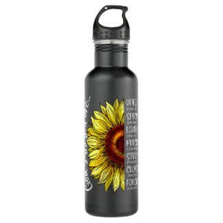 God Says You Are Sunflower Christian Bible Verses 710 Ml Water Bottle
