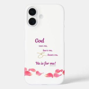 God Sees-Hears-Knows Me iPhone Case