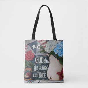 "God Shed His Grace on Thee" Tote Bag