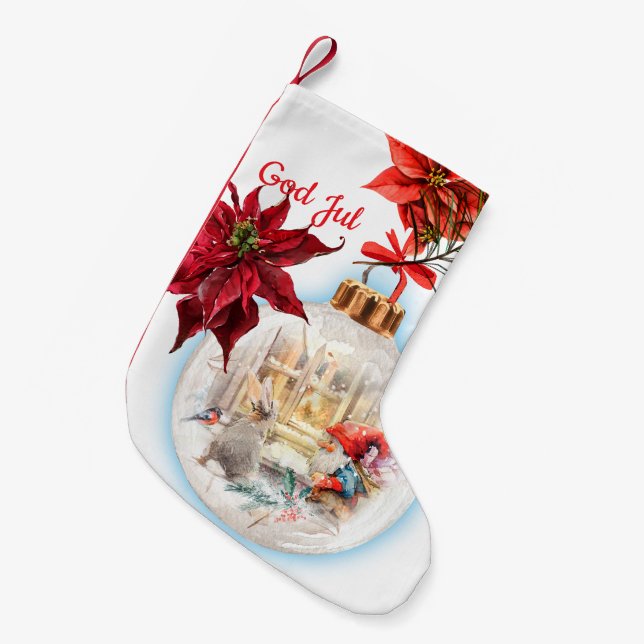 God  small christmas stocking (Front (Hanging))