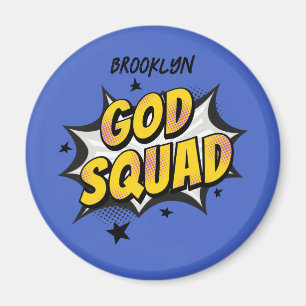 God Squad Christian youth group Sunday school Magnet