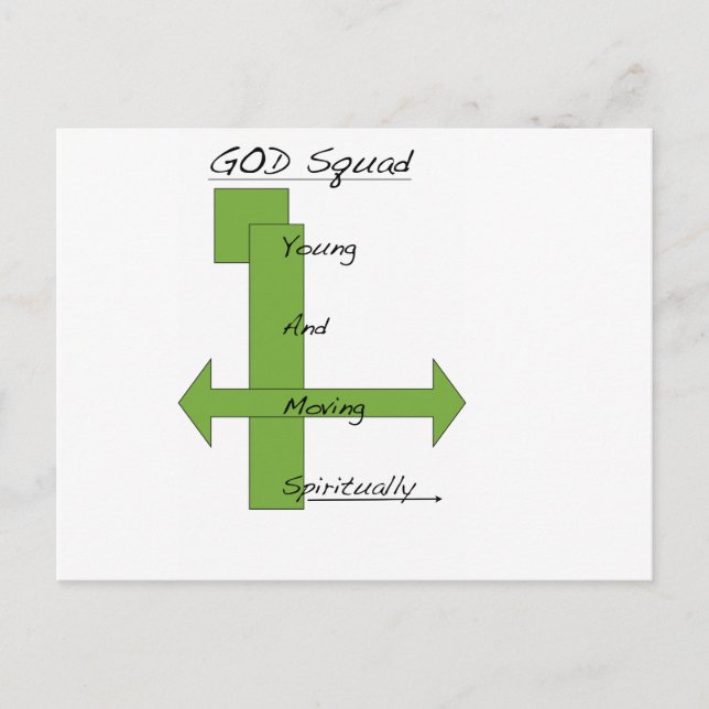 God Squad Postcard (Front)
