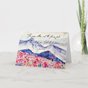 God Stands Forever Greeting Card