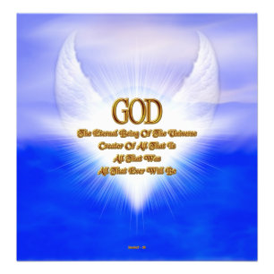 GOD The Eternal Creator Fractal Art Composition Photo Print