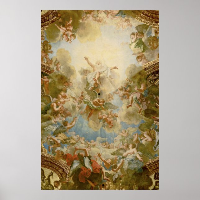 God the Father Almighty by Antoine Coypel Poster (Front)