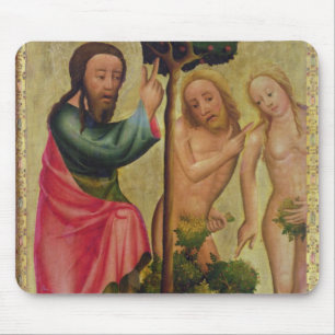God the Father Punishes Adam and Eve Mouse Mat