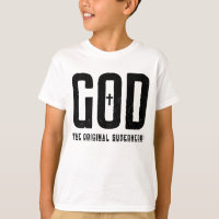 God The Original Superhero Biblical Cross Boy's