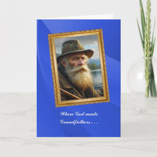 God threw away the Grandfather mold Card (Front)