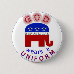 GOD Uniform 6 Cm Round Badge