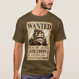God usopp latest wanted bounty T-Shirt