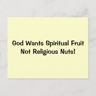 God Wants - Postcard