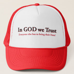 GOD-WE-TRUST-3 TRUCKER HAT