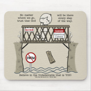 God Will Be There Mouse Mat