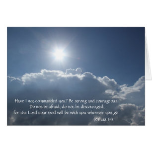 God will be with you (Joshua 1:9), Heavens Above!