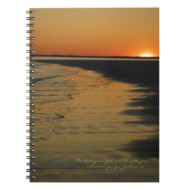 God will be with you ~ Life's Journeys Notebook (Front)
