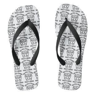 God Will Change What's Inside All-Over Unisex Flip Flops