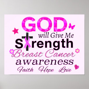 GOD Will Give Me Strength Poster