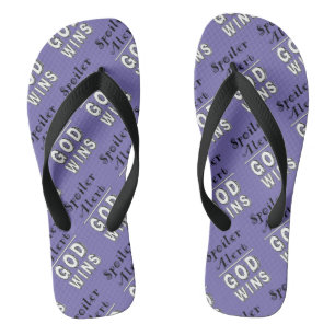 God Wins    Flip Flops