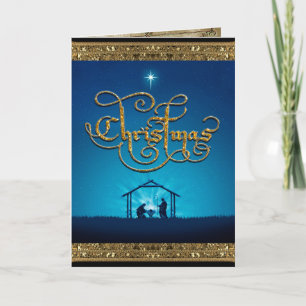 God with us! Christmas Celebration Holiday Card