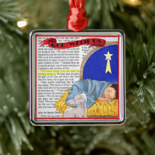 God With Us Christmas Ornament