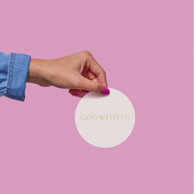 God With Us Sticker #2 (Creator Uploaded)