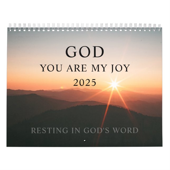 God You Are My Joy Scripture Meditation Calendar (Cover)