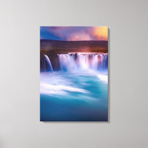 Godafoss, Iceland Waterfalls Canvas Print