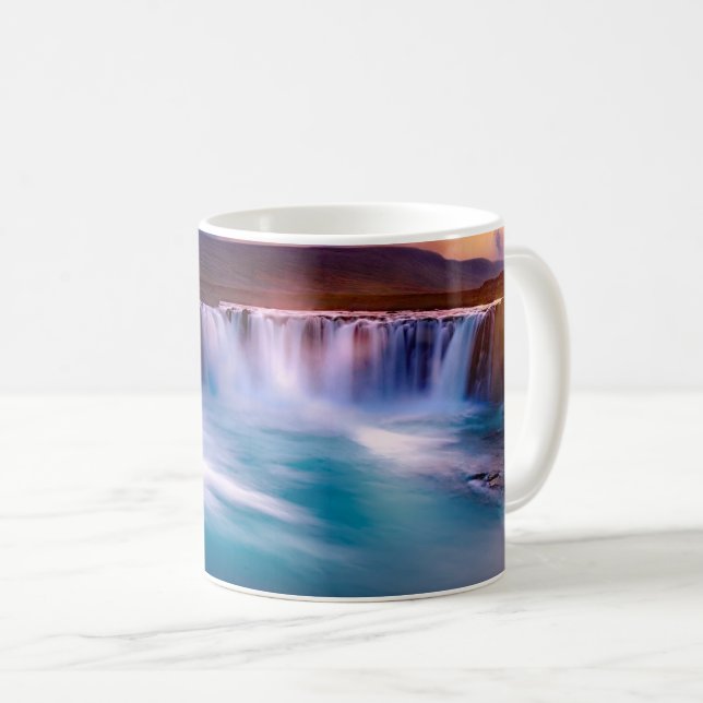 Godafoss, Iceland Waterfalls Coffee Mug (Front Right)