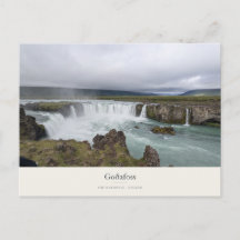 Goðafoss Waterfall and Turquoise River