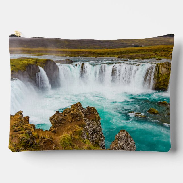 Godafoss waterfall, Iceland Accessory Pouch (Front)