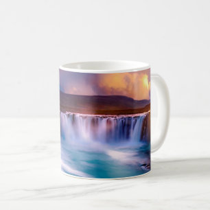 Goðafoss  Waterfall Iceland Coffee Mug