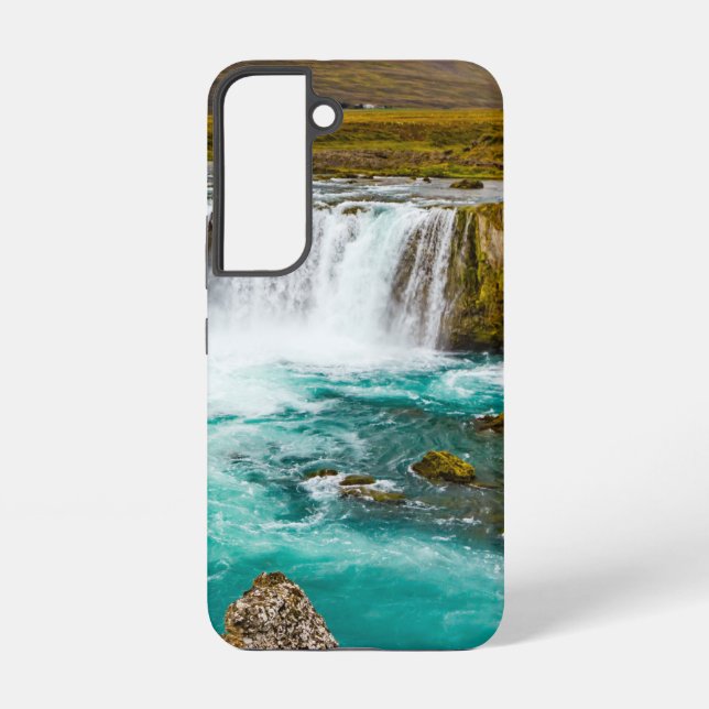 Godafoss waterfall, Iceland Samsung Galaxy S22 Case (Back)