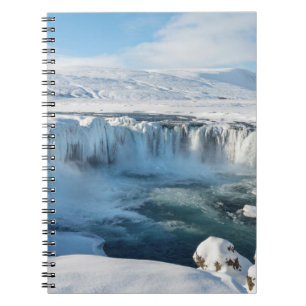 Godafoss Waterfall Landscape Notebook