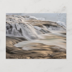 Godafoss waterfall, winter, Iceland Postcard