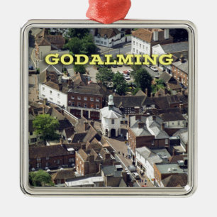 Godalming Surrey England Metal Tree Decoration