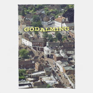 Godalming Surrey England Tea Towel