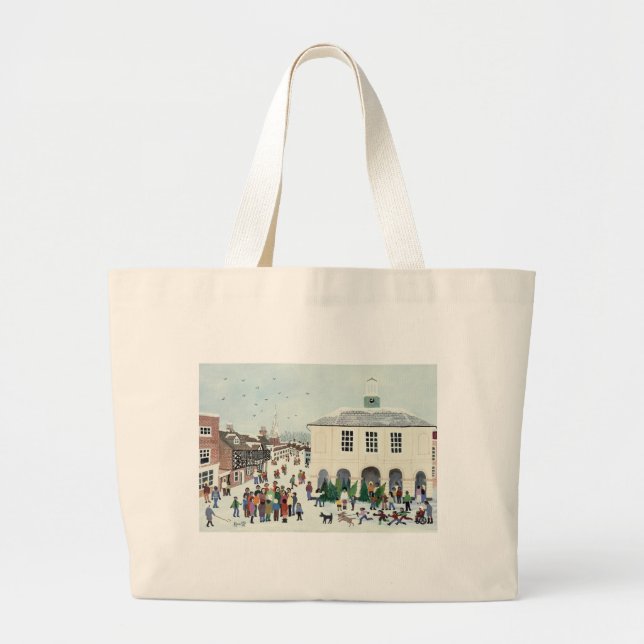 Godalming Surrey Large Tote Bag (Front)