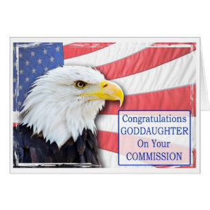 Goddaughter,commissioning with a bald eagle